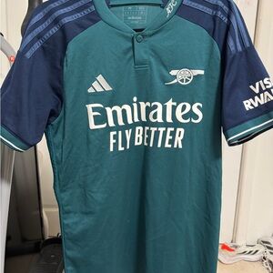 ARSENAL FC JERSEY SOCCER ADIDAS ODEGAARD 2023 2024 THIRD KIT